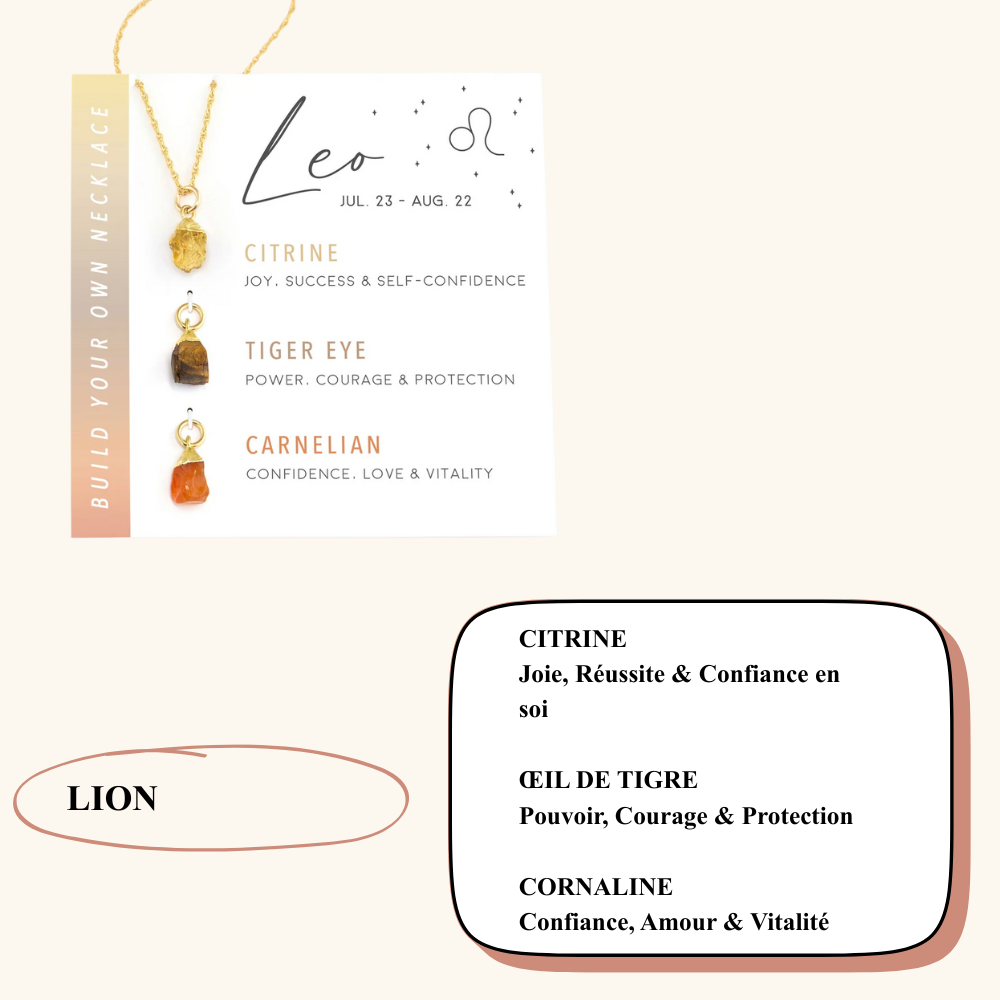 Collier Astrologique en Pierres Naturelles