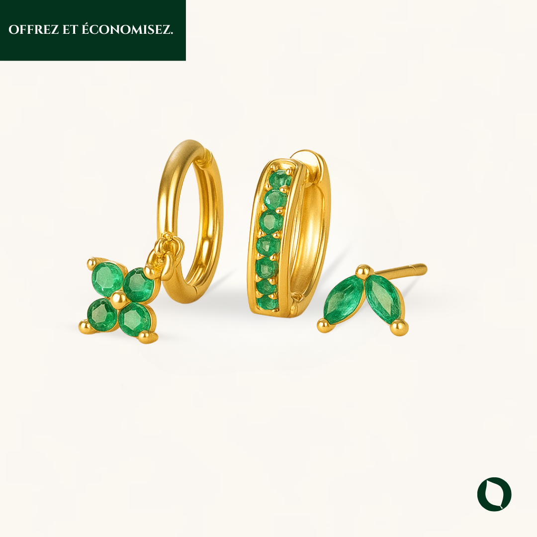 Le Set de Boucles d’Oreilles Olivia