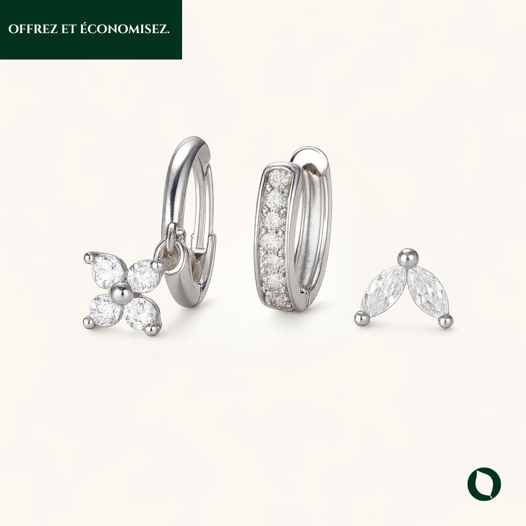 Le Set de Boucles d’Oreilles Olivia