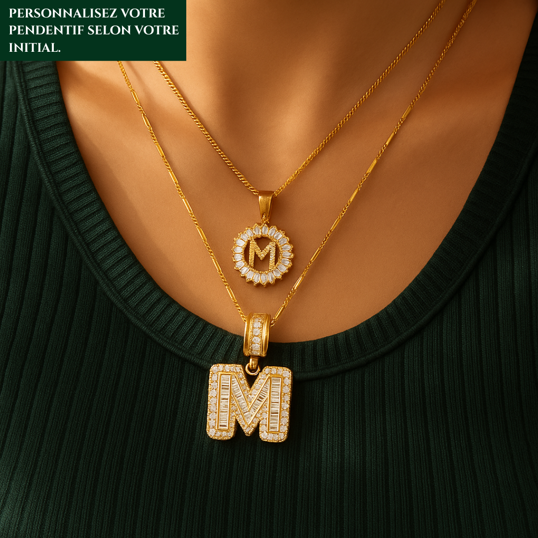 Le Collier à Lettre - 2 pièces