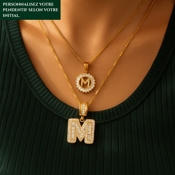 Le Collier à Lettre - 2 pièces