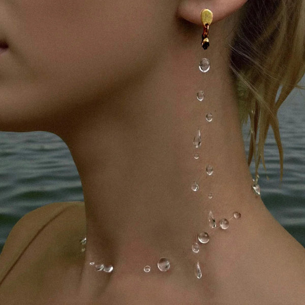 Les boucles d’oreilles pluie diluvienne