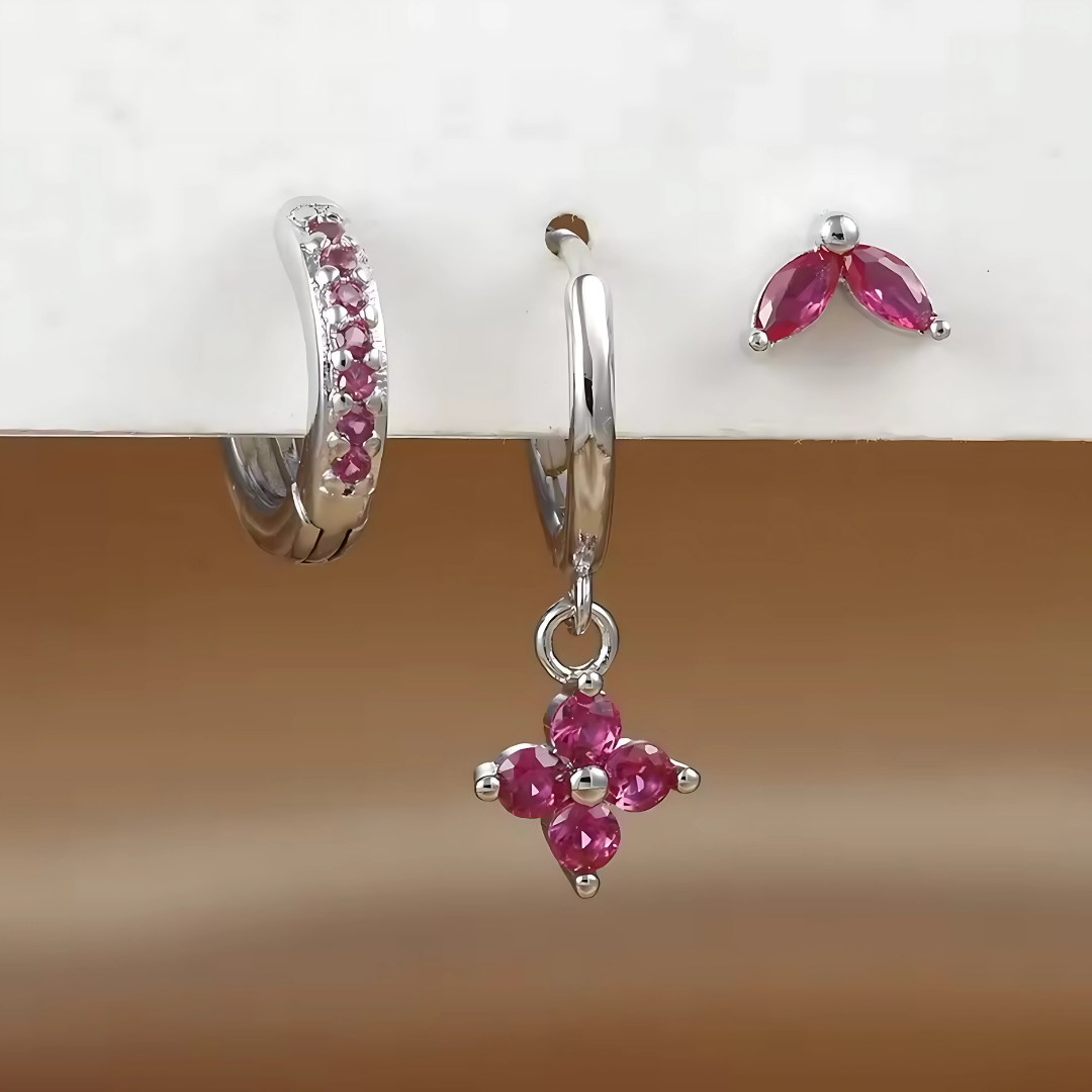 Le Set de Boucles d’Oreilles Olivia