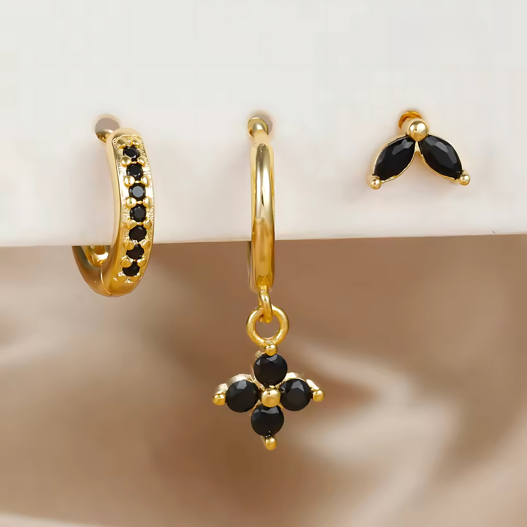 Le Set de Boucles d’Oreilles Olivia