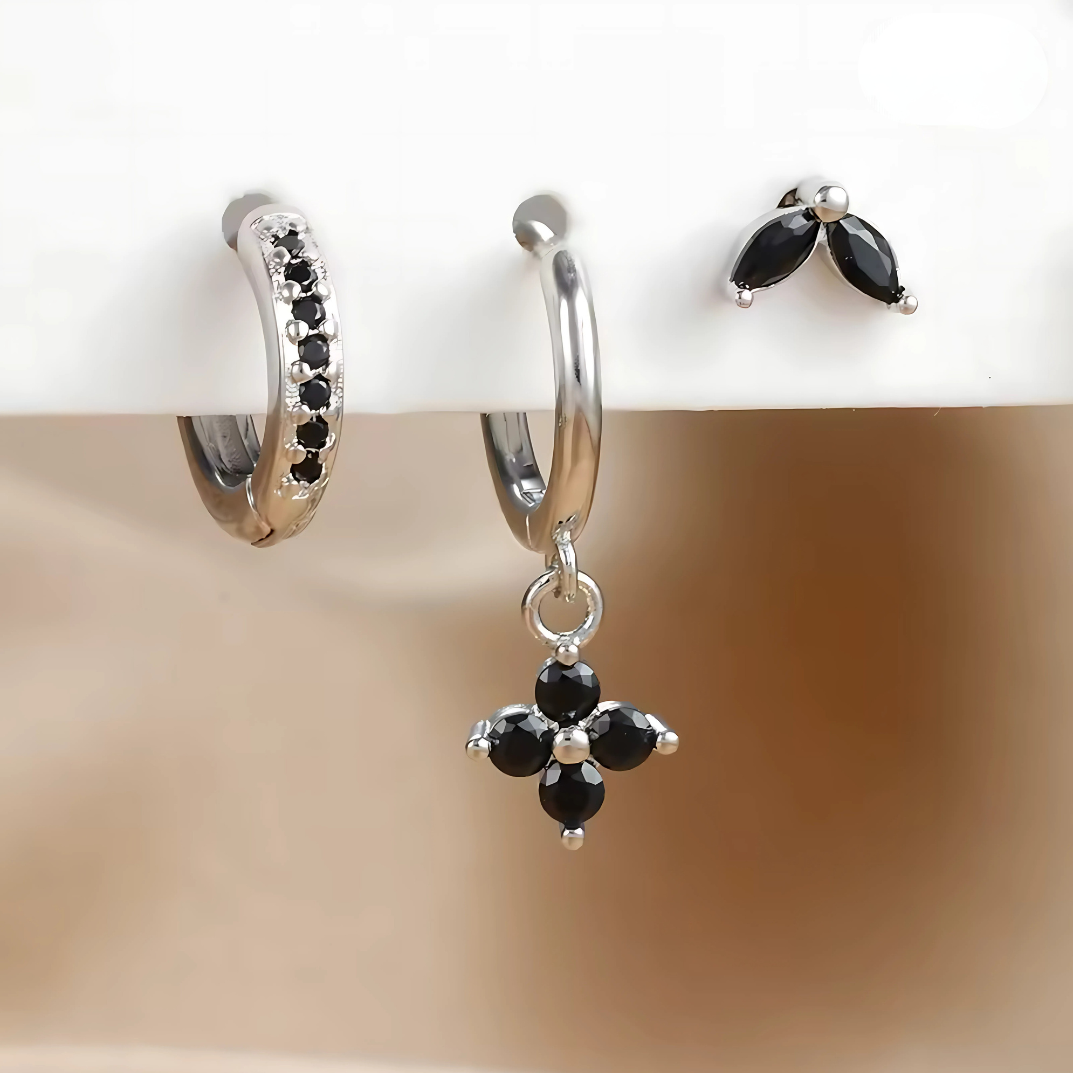 Le Set de Boucles d’Oreilles Olivia