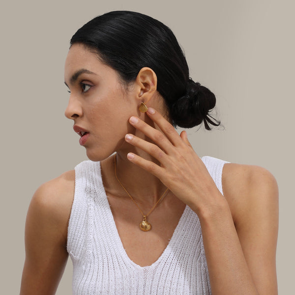 Les Boucles d’Oreilles Coquillage