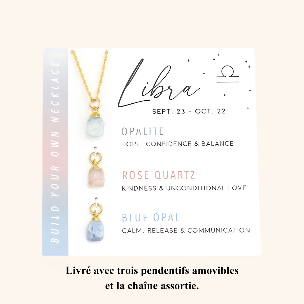 Collier Astrologique en Pierres Naturelles