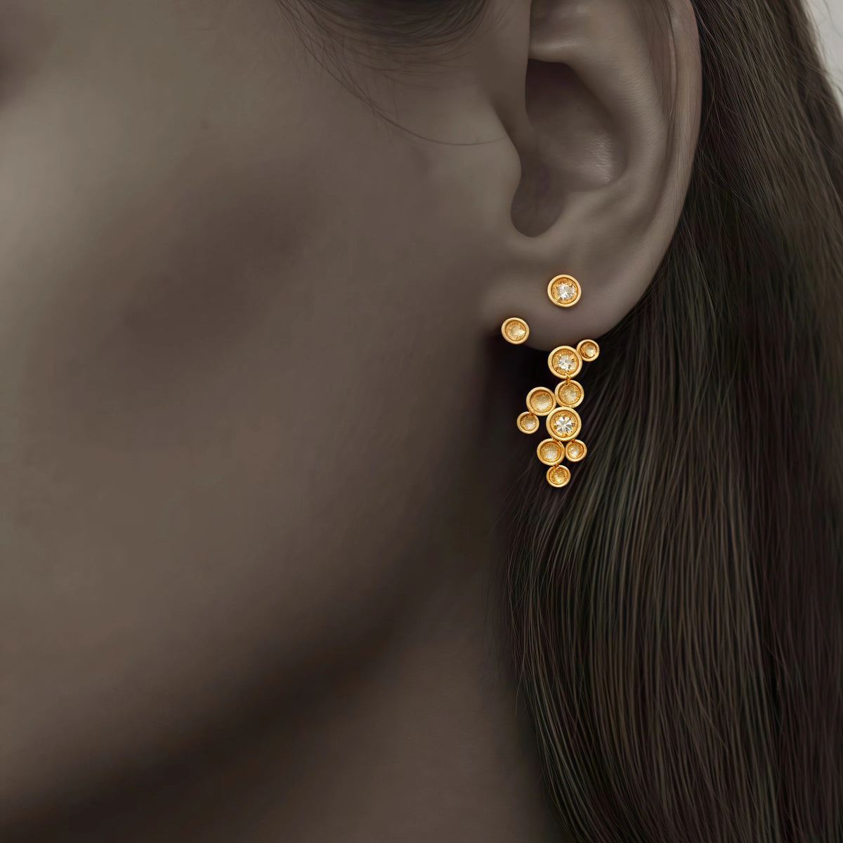 Les Boucles d’oreilles Éclats d’Aurore